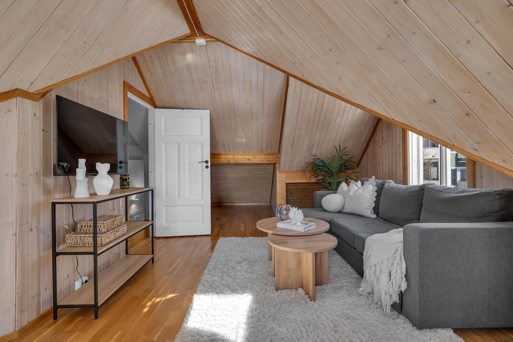 Cozy Central Loft Apartment With Amazing View Tromso Luaran gambar